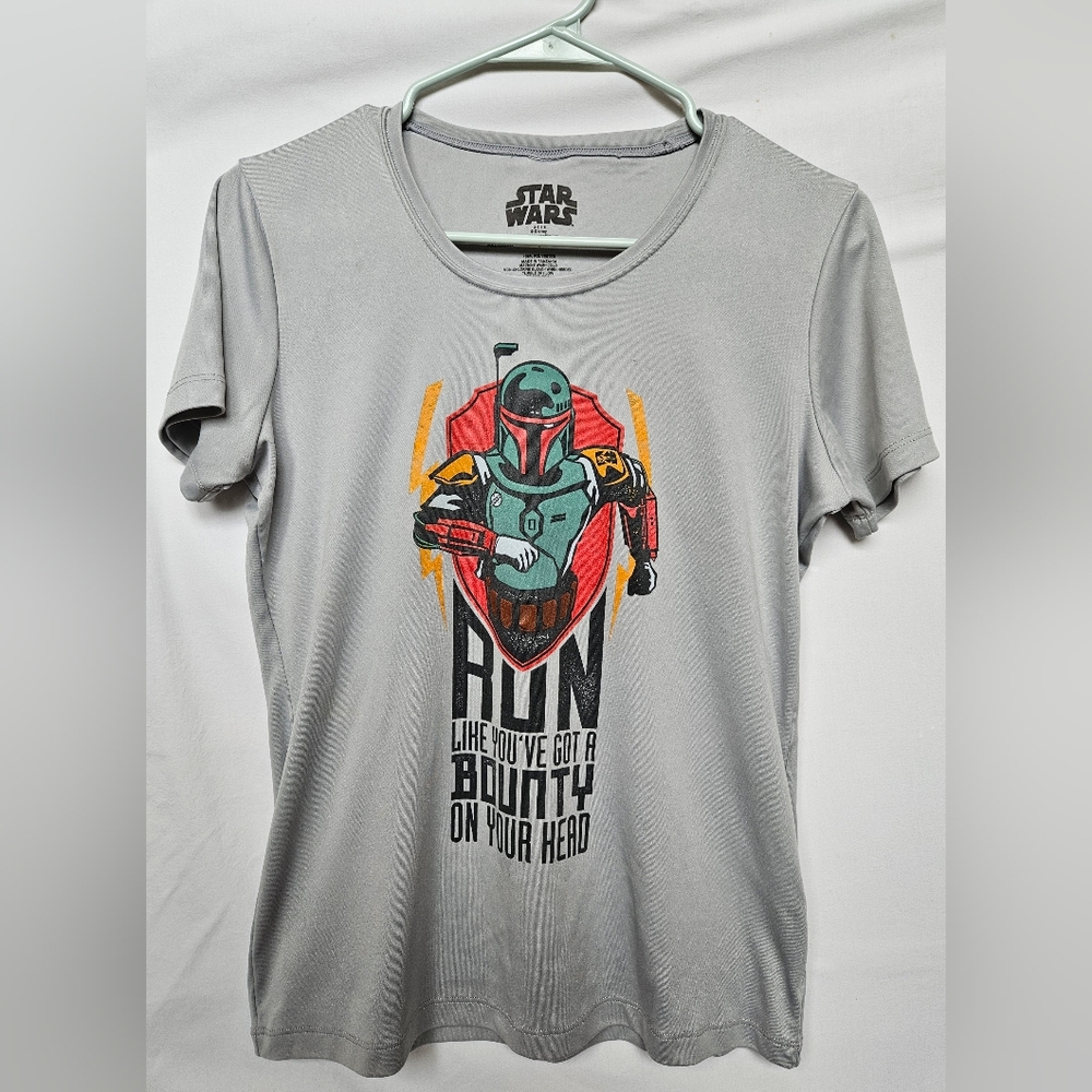 STAR WARS RunDisney Small Grey Polyester Running shirt